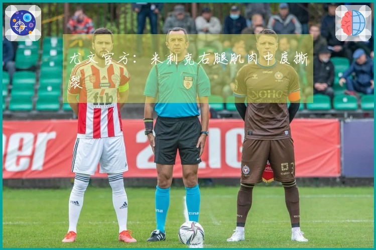 尤文官方：米利克右腿肌肉中度撕裂